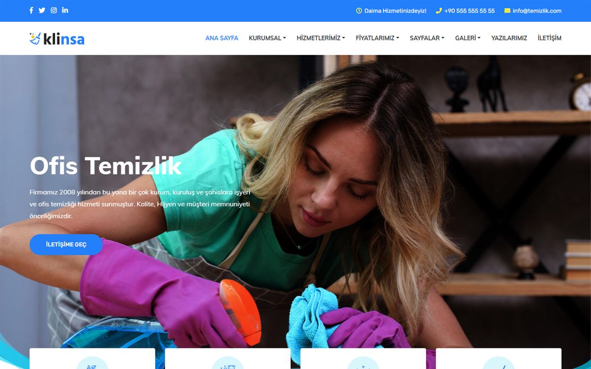 Temizlik Firması Scripti V10