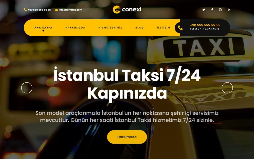 Taksi Rezervasyon Scripti V9 - HazırTema